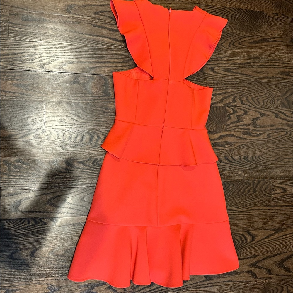 BCBGMaxAzaria Red/Orange Dress - Picture 3 of 3